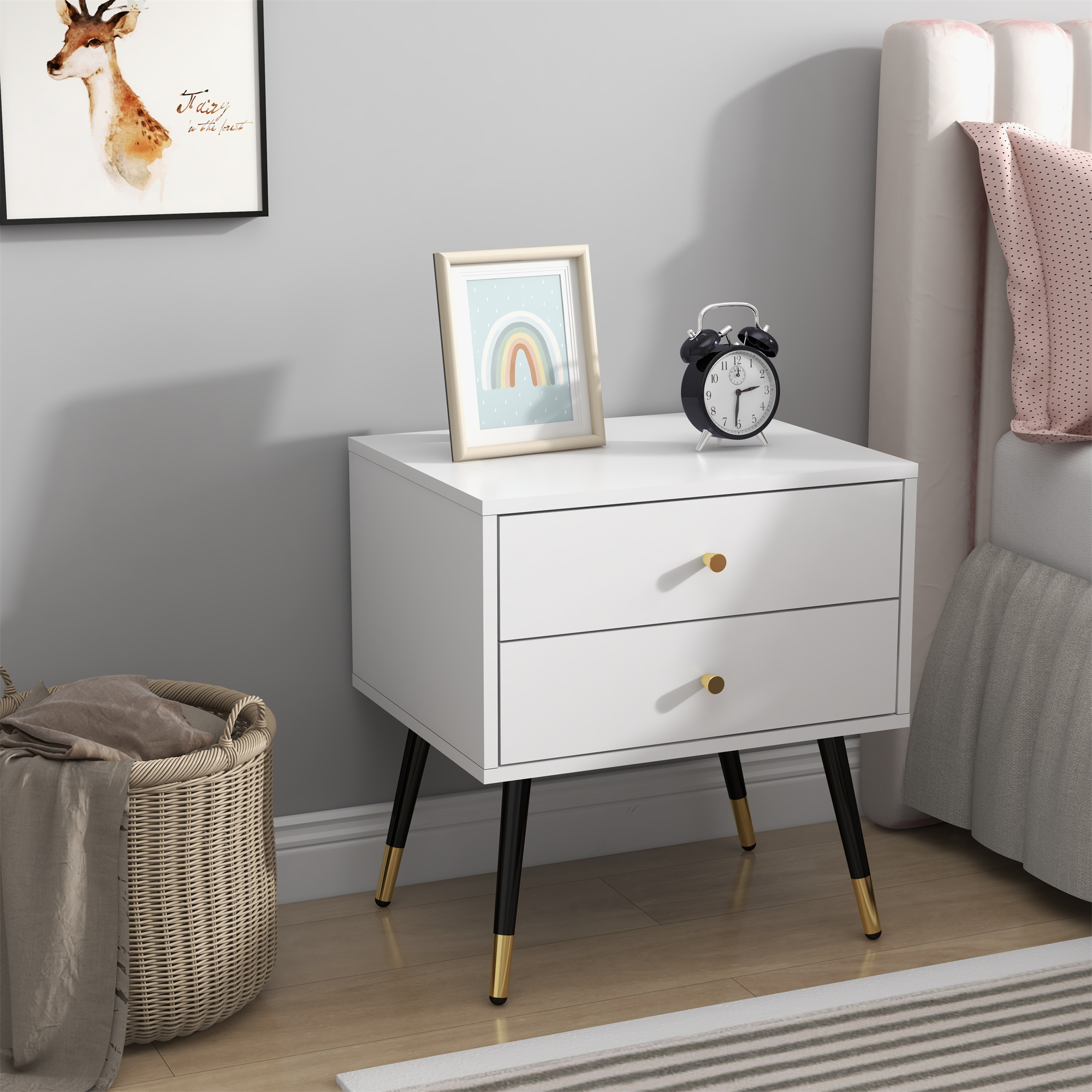 2 Drawers Nightstands